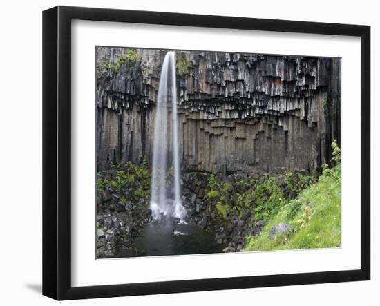 Svartifoss Waterfall, Skaftafell National Park, Iceland, Polar Regions-Ben Pipe-Framed Photographic Print