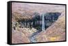 Svartifoss Waterfall, Skaftafell National Park, Iceland, Polar Regions-Christian Kober-Framed Stretched Canvas