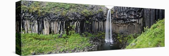 Svartifoss Waterfall, Skaftafell National Park, Iceland, Polar Regions-Ben Pipe-Stretched Canvas