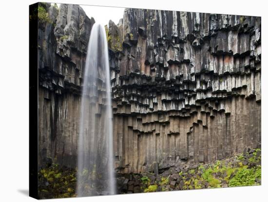 Svartifoss Waterfall, Skaftafell National Park, Iceland-Paul Souders-Stretched Canvas