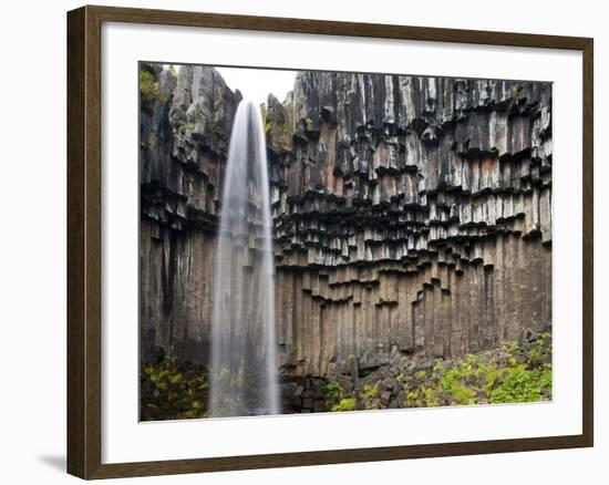 Svartifoss Waterfall, Skaftafell National Park, Iceland-Paul Souders-Framed Photographic Print