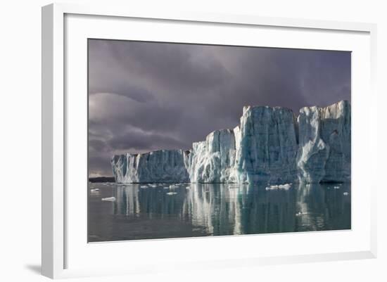 Sveabreen Glacier in Nordfjorden-Paul Souders-Framed Photographic Print