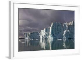 Sveabreen Glacier in Nordfjorden-Paul Souders-Framed Photographic Print