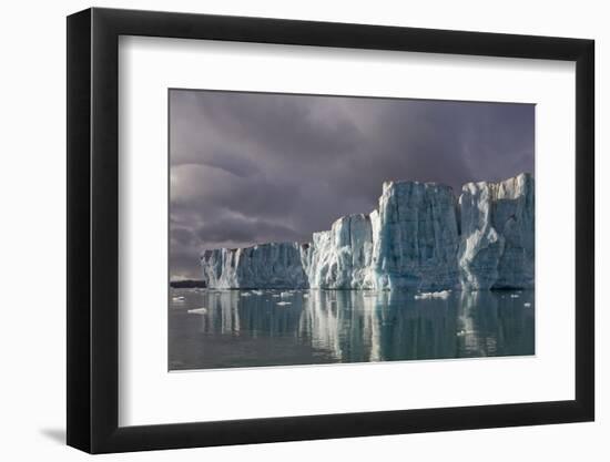 Sveabreen Glacier in Nordfjorden-Paul Souders-Framed Photographic Print