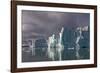 Sveabreen Glacier in Nordfjorden-Paul Souders-Framed Photographic Print