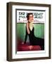 "Svelte in Black," Saturday Evening Post Cover, October 13, 1934-Charles W. Dennis-Framed Giclee Print