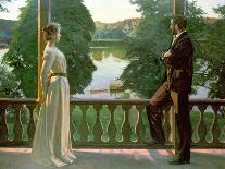 Vision. Scene from Visby, 1894-Sven Richard Bergh-Stretched Canvas