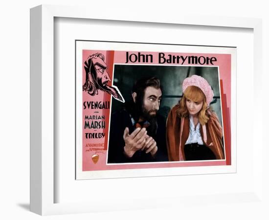 Svengali, John Barrymore, Marian Marsh, 1931-null-Framed Art Print