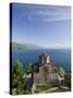 Sveti Jovan at Kaneo Church on Lake Ohrid, Ohrid, Macedonia-Walter Bibikow-Stretched Canvas