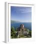 Sveti Jovan at Kaneo Church on Lake Ohrid, Ohrid, Macedonia-Walter Bibikow-Framed Photographic Print