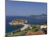 Sveti Stefan and Adriatic Coastline, Montenegro-Graham Lawrence-Mounted Photographic Print