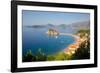 Sveti Stefan, Budva Bay, Budva Riviera, Montenegro, Europe-Frank Fell-Framed Photographic Print