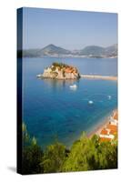 Sveti Stefan, Budva Bay, Budva Riviera, Montenegro, Europe-Frank Fell-Stretched Canvas