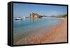 Sveti Stefan, Budva Bay, Budva Riviera, Montenegro, Europe-Frank Fell-Framed Stretched Canvas