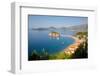 Sveti Stefan, Budva Bay, Budva Riviera, Montenegro, Europe-Frank Fell-Framed Photographic Print