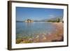 Sveti Stefan, Budva Bay, the Budva Riviera, Montenegro, Europe-Frank Fell-Framed Photographic Print