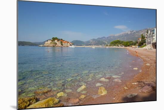 Sveti Stefan, Budva Bay, the Budva Riviera, Montenegro, Europe-Frank Fell-Mounted Photographic Print