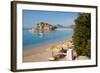 Sveti Stefan, Budva Bay, the Budva Riviera, Montenegro, Europe-Frank Fell-Framed Photographic Print