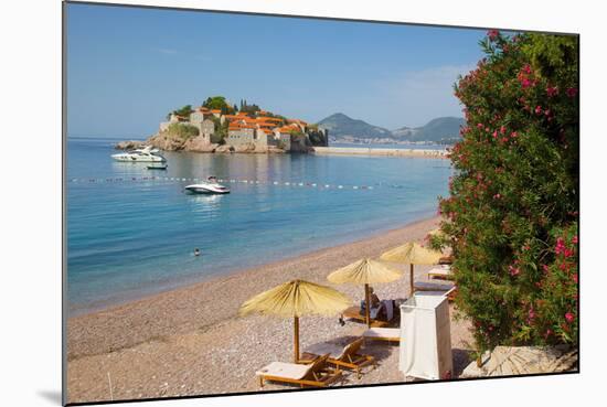 Sveti Stefan, Budva Bay, the Budva Riviera, Montenegro, Europe-Frank Fell-Mounted Photographic Print