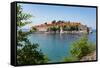 Sveti Stefan, near Budva, Montenegro.-null-Framed Stretched Canvas