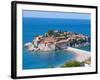 Sveti Stefan, Seaside Resort in Western Montenegro, Europe-Michael Runkel-Framed Photographic Print