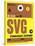 SVG Stavanger Luggage Tag I-NaxArt-Stretched Canvas