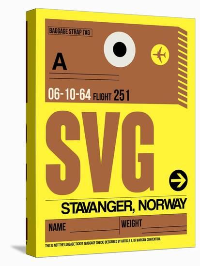 SVG Stavanger Luggage Tag I-NaxArt-Stretched Canvas