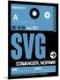 SVG Stavanger Luggage Tag II-NaxArt-Mounted Art Print