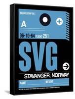 SVG Stavanger Luggage Tag II-NaxArt-Framed Stretched Canvas