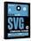 SVG Stavanger Luggage Tag II-NaxArt-Framed Stretched Canvas