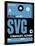 SVG Stavanger Luggage Tag II-NaxArt-Stretched Canvas