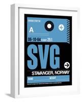 SVG Stavanger Luggage Tag II-NaxArt-Framed Art Print