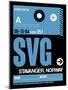 SVG Stavanger Luggage Tag II-NaxArt-Mounted Art Print