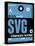 SVG Stavanger Luggage Tag II-NaxArt-Stretched Canvas