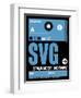 SVG Stavanger Luggage Tag II-NaxArt-Framed Art Print