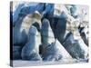 Svinafellsjoekull Glacier in Vatnajokull NP During Winter-Martin Zwick-Stretched Canvas