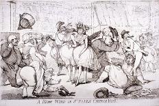 The board of Red cloth, City ladies admitted if extreemly Rich...', 1827-SW Fores-Giclee Print