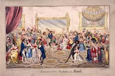 Almack's Assembly Rooms, London, 1827-SW Fores-Mounted Giclee Print
