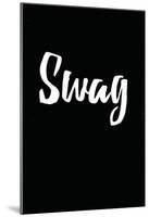 Swag Black Logo-null-Mounted Poster