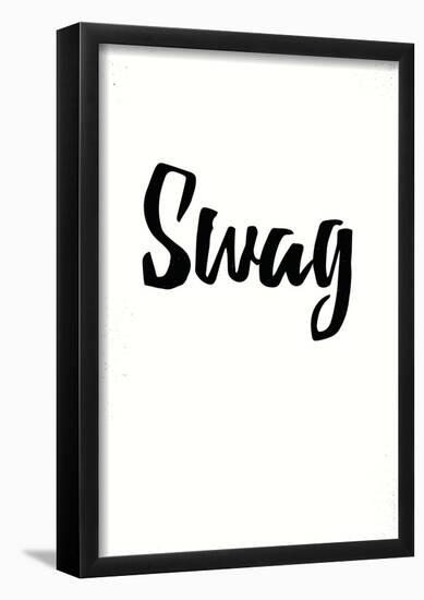 Swag Black Logo-null-Framed Poster