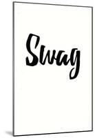 Swag Black Logo-null-Mounted Poster