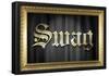 Swag Bling Faux Frame Poster-null-Framed Poster