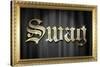 Swag Bling Faux Frame-null-Stretched Canvas