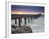 Swakopmund Pier at Sunset, Namibia-Frances Gallogly-Framed Photographic Print