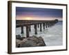 Swakopmund Pier at Sunset, Namibia-Frances Gallogly-Framed Photographic Print