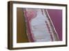 Swakopmund Saltworks, Aerial View, Namibia-Peter Adams-Framed Photographic Print