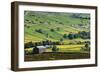 Swaledale in Summer from Askrigg High Road Near Muker-Mark Sunderland-Framed Photographic Print