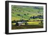 Swaledale in Summer from Askrigg High Road Near Muker-Mark Sunderland-Framed Photographic Print