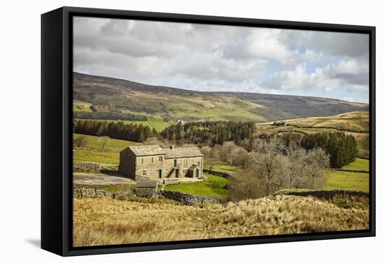 Swaledale, Yorkshire Dales, North Yorkshire, Yorkshire, England, United Kingdom, Europe-Mark Mawson-Framed Stretched Canvas