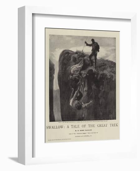 Swallow, a Tale of the Great Trek-William Hatherell-Framed Giclee Print